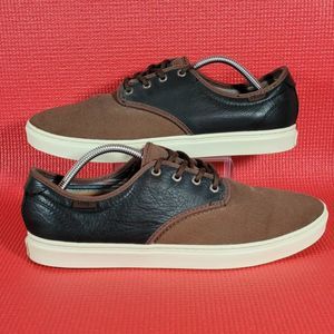 Mens Vans Brown Leather Shoes 